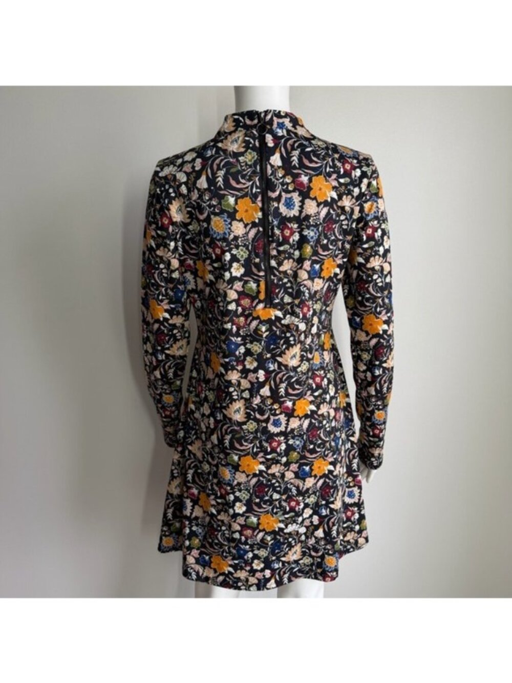 Altar’d State Floral Long Sleeve Mini Dress – Size M - Picture 2 of 8